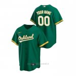 Maglia Baseball Uomo Oakland Athletics Personalizzate Replica Alternato Verde