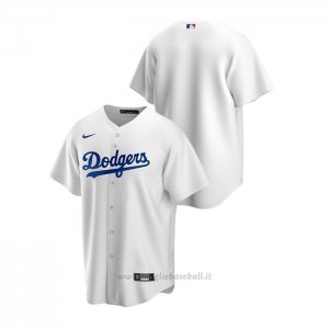 Maglia Baseball Uomo Los Angeles Dodgers Replica Primera Bianco