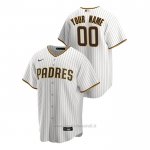Maglia Baseball Uomo San Diego Padres Personalizzate Replica Primera Bianco Marrone