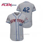 Maglia Baseball Uomo New York Mets 2019 Jackie Robinson Day Flex Base Grigio