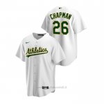 Maglia Baseball Uomo Oakland Athletics Matt Chapman Replica Primera Bianco