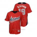 Maglia Baseball Bambino All Star Game Majestic Charlie Neromon 2018 1ªRun Derby National League Rosso