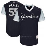 Maglia Baseball Uomo New York Yankees 2017 Little League World Series Sonny Grigio Blu