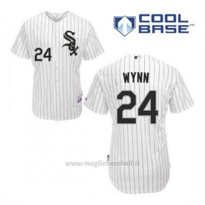 Maglia Baseball Uomo Chicago White Sox 24 Early Wynn Bianco 1ªCool Base