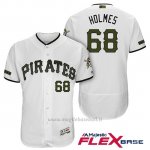 Maglia Baseball Uomo Pittsburgh Pirates Clay Holmes Bianco 2018 1ªAlterner Flex Base
