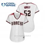 Maglia Baseball Donna Arizona Diamondbacks Zack Godley Cool Base Majestic 1ªBianco