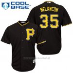 Maglia Baseball Uomo Pittsburgh Pirates Mark Melancon 35 Nero Alterner Cool Base