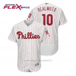 Maglia Baseball Uomo Philadelphia Phillies J.t. Realmuto Flex Base Autentico Collezione 1ªBianco