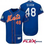 Maglia Baseball Uomo New York Mets Jacob Degrom 2017 Allenamento Primaverile Flex Base Giocatore