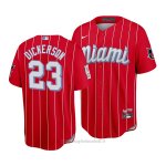 Maglia Baseball Uomo Miami Marlins Corey Dickerson 2021 City Connect Replica Rosso