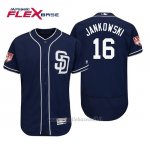 Maglia Baseball Uomo San Diego Padres Travis Jankowski Flex Base Entrenamiento De Primavera 2019 Blu