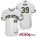 Maglia Baseball Uomo Pittsburgh Pirates Chad Kuhl Bianco 2018 1ªAlterner Flex Base