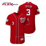 Maglia Baseball Uomo Washington Nationals Michael A. Taylor Flex Base Entrenamiento De Primavera 2019 Rosso