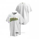 Maglia Baseball Uomo Oakland Athletics Replica Primera Bianco