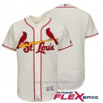 Maglia Baseball Uomo St. Louis Cardinals Majestic Crema Flex Base
