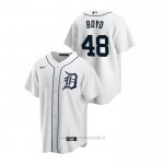Maglia Baseball Uomo Detroit Tigers Matthew Boyd Replica Primera Bianco