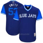 Maglia Baseball Uomo Toronto Blue Jays 2017 Little League World Series Chris Smith Royal