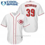 Maglia Baseball Uomo Cincinnati Reds Devin Mesoraco 39 Bianco 1ªCool Base