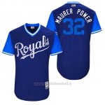 Maglia Baseball Uomo Kansas City Royals 2017 Little League World Series Brandon Maurer Royal