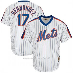 Maglia Baseball Uomo New York Mets Keith Hernandez Bianco Cooperstown Collezione