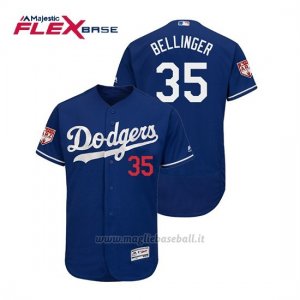 Maglia Baseball Uomo Los Angeles Dodgers Cody Bellinger Flex Base Entrenamiento De Primavera 2019 Blu