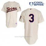 Maglia Baseball Uomo Minnesota Twins Harmon Killebrew 3 Crema Alterner Cool Base