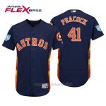 Maglia Baseball Uomo Houston Astros Brad Peacock Flex Base Entrenamiento De Primavera 2019 Blu