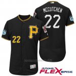 Maglia Baseball Uomo Pittsburgh Pirates Andrew Mccutchen Nero 2017 Allenamento Primaverile Flex Base Giocatore
