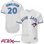 Maglia Baseball Uomo Toronto Blue Jays Josh Donaldson Autentico Collezione Bianco Flex Base