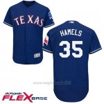 Maglia Baseball Uomo Texas Rangers Cole Hamels Autentico Collezione Flex Base