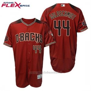 Maglia Baseball Uomo Arizona Diamondbacks 44 Paul Goldschmidt Rosso Nero Alterner 20 Anniversario Flex Base