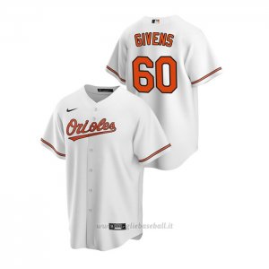 Maglia Baseball Uomo Baltimore Orioles Mychal Givens 2020 Replica Primera Bianco