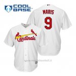 Maglia Baseball Uomo St. Louis Cardinals Roger Maris 9 Bianco 1ªCool Base