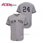 Maglia Baseball Uomo New York Yankees Gary Sanchez 150th Aniversario Patch Flex Base Grigio
