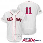 Maglia Baseball Uomo Boston Red Sox 2017 Postseason Rafael Devers Bianco Flex Base