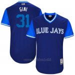 Maglia Baseball Uomo Toronto Blue Jays 2017 Little League World Series Joe Biagini Royal