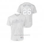 Maglia Baseball Uomo Oakland Athletics Matt Chapman 2019 Players Weekend Autentico Bianco