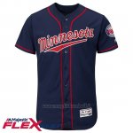 Maglia Baseball Uomo Minnesota Twins Blank Blu Flex Base Autentico Collezione