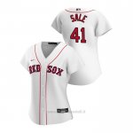 Maglia Baseball Donna Boston Red Sox Chris Sale 2020 Replica Primera Bianco