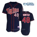 Maglia Baseball Uomo Minnesota Twins Torii Hunter 48 Blu Blu Alterner 1ªCool Base