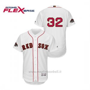 Maglia Baseball Uomo Boston Red Sox Matt Barnes 2019 Gold Program Flex Base Bianco