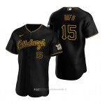 Maglia Baseball Uomo Pittsburgh Pirates Wilmer Difo Autentico Alternato Nero