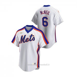 Maglia Baseball Uomo New York Mets Jeff Mcneil Cooperstown Collection Primera Bianco