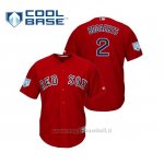 Maglia Baseball Uomo Boston Red Sox Xander Bogaerts Cool Base Entrenamiento De Primavera 2019 Rosso