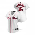 Maglia Baseball Donna Boston Red Sox Andrew Benintendi 2020 Replica Primera Bianco