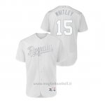 Maglia Baseball Uomo Kansas City Royals Whit Merrifield 2019 Players Weekend Autentico Bianco