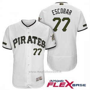 Maglia Baseball Uomo Pittsburgh Pirates Luis Escobar Bianco 2018 1ªAlterner Flex Base