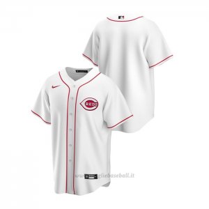 Maglia Baseball Uomo Cincinnati Reds Replica Primera Bianco
