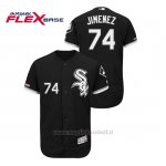 Maglia Baseball Uomo Chicago White Sox Eloy Jimenez Flex Base Majestic Autentico Collection Nero