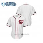 Maglia Baseball Uomo Washington Nationals 2019 Postseason Cool Base Bianco